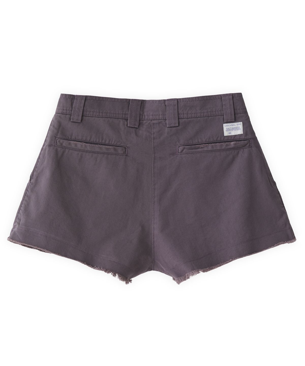 투위드(TUEWID) 006 pleated Bermuda pants in washed purple 0 SIZE