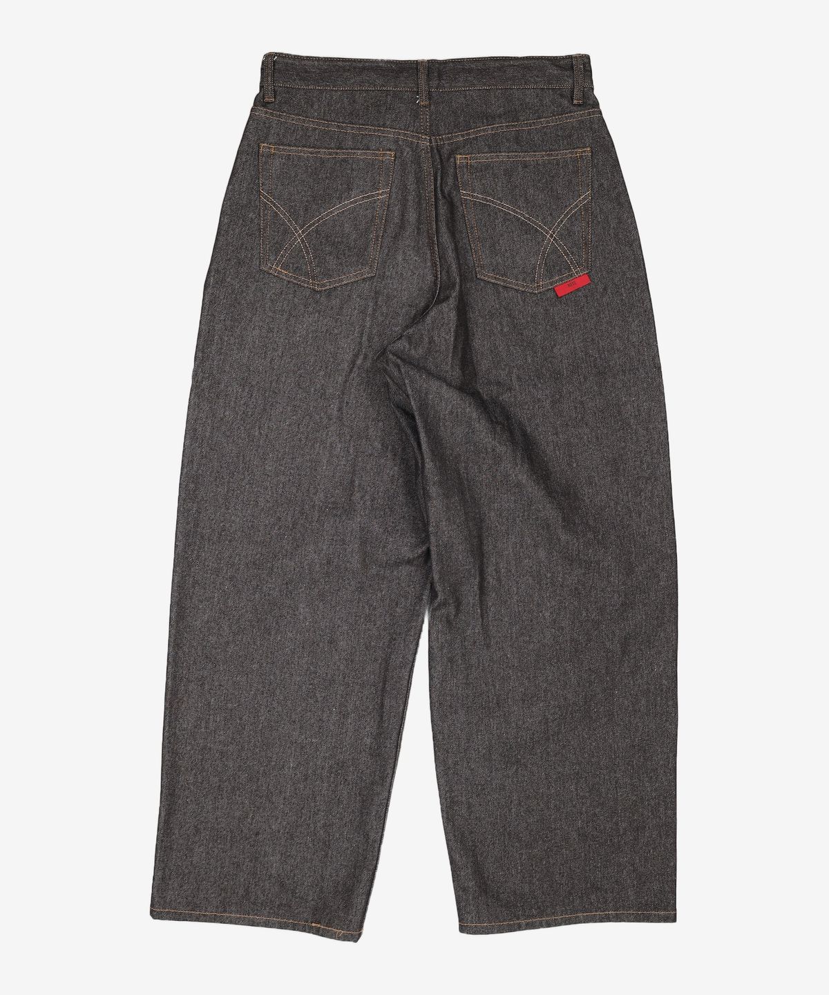 기철(KICHUL) Midnight Raw Wide Denim Pants (Black) M