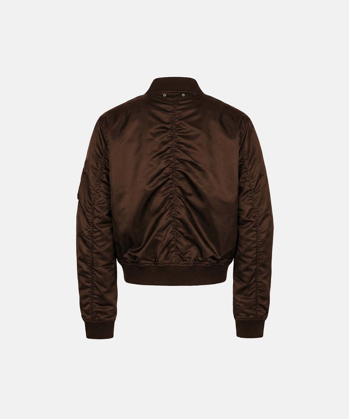 배드블러드(BADBLOOD) Satin Nylon MA-1 Jacket - Brown