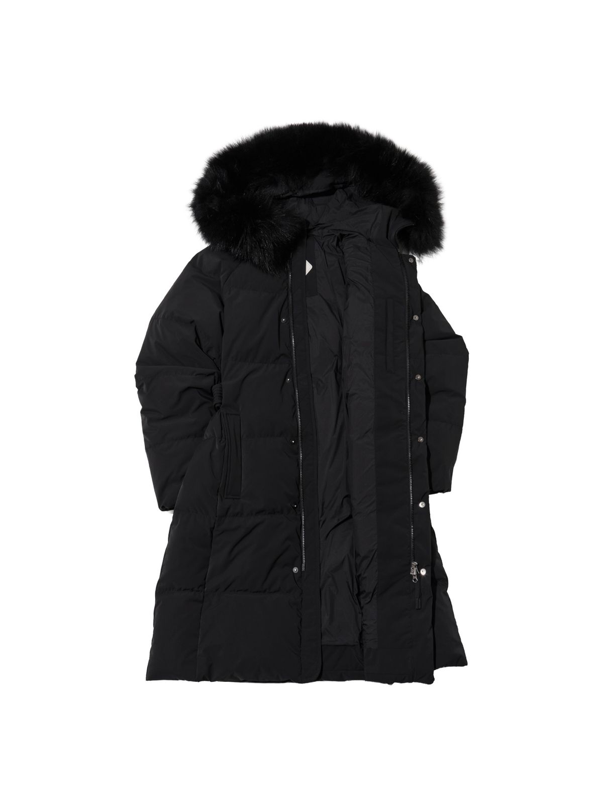 아이더(EIDER) MONGLIT FOX (몽글릿 폭스) 여성 롱 구스 다운 자켓_Black