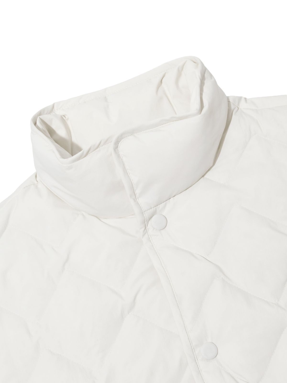 아이더(EIDER) THERMOLOCK (써모락) 여성 슬림 블렌드 미들 패딩 자켓_Cream