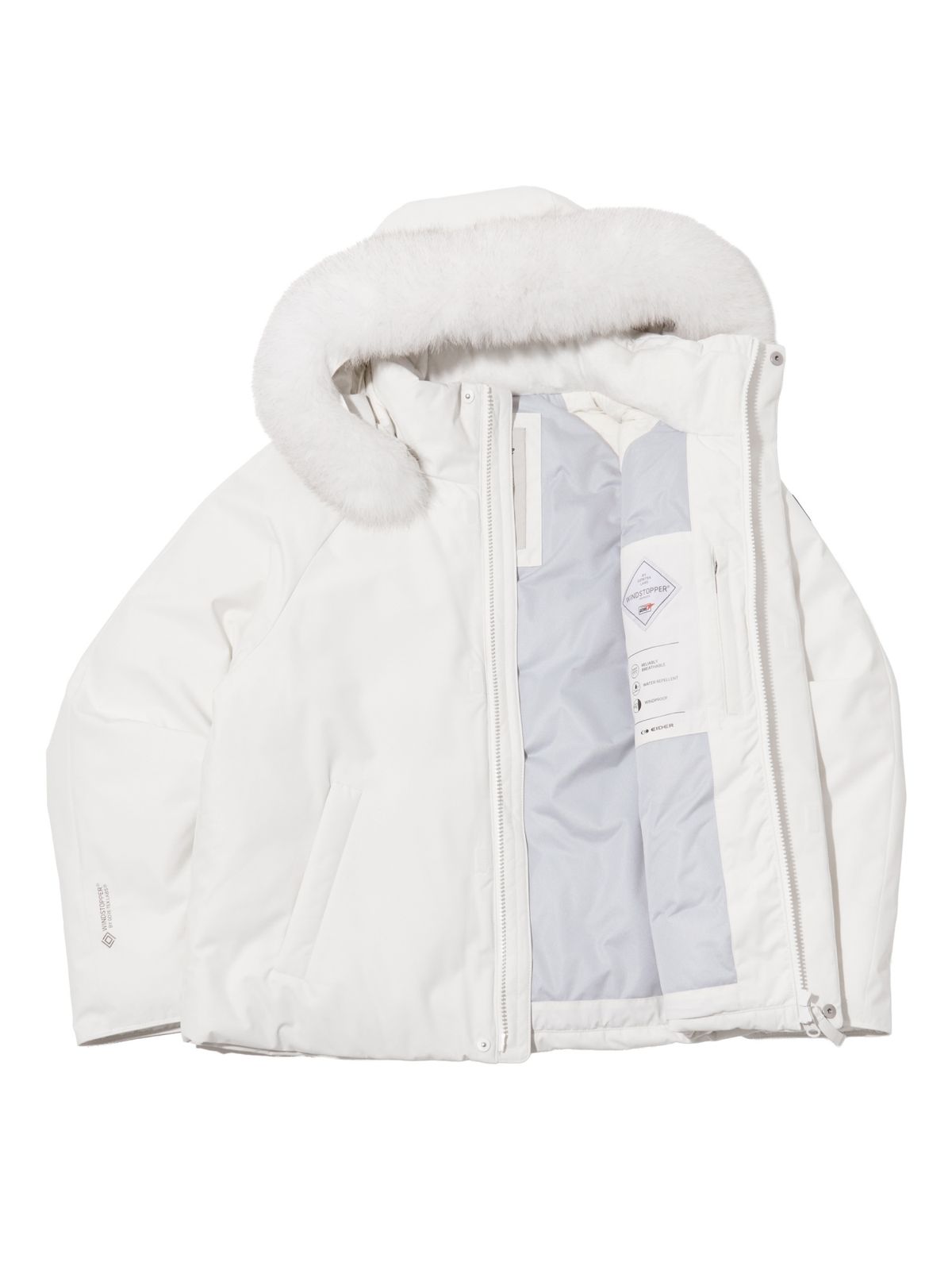아이더(EIDER) La Reine (라헨느) 여성 캐시미어 블렌드 W/S 숏 다운 자켓_Cream