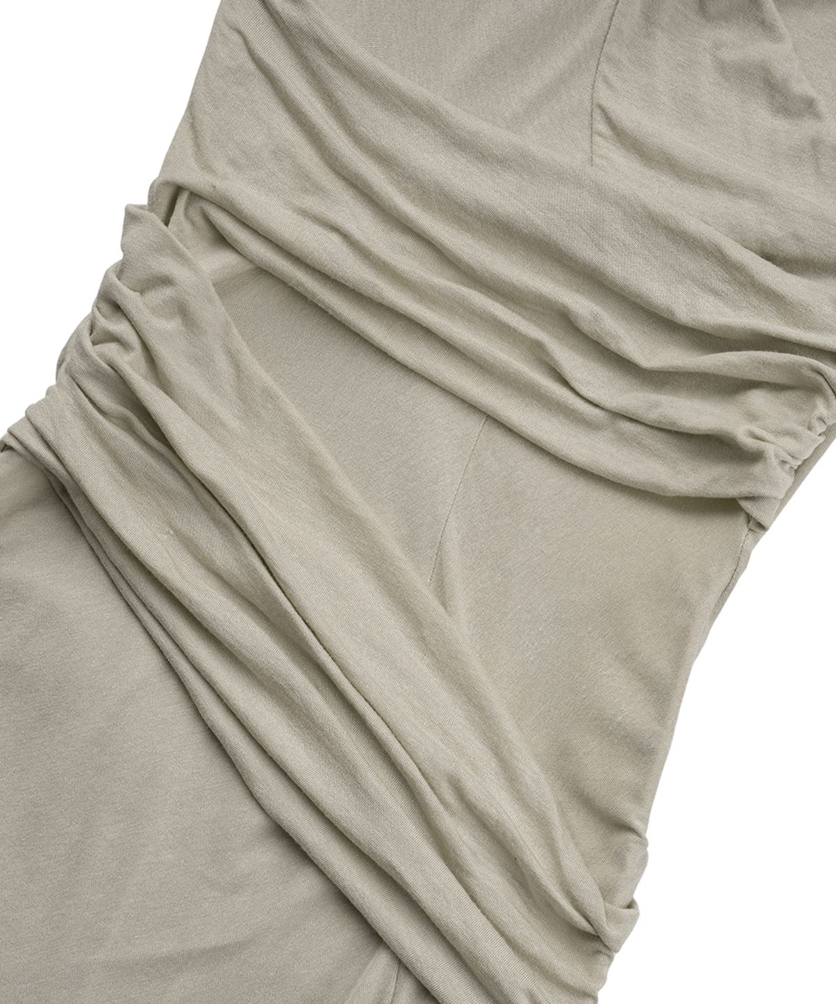 필세(PHILCE) Draped Halter Dress, Beige