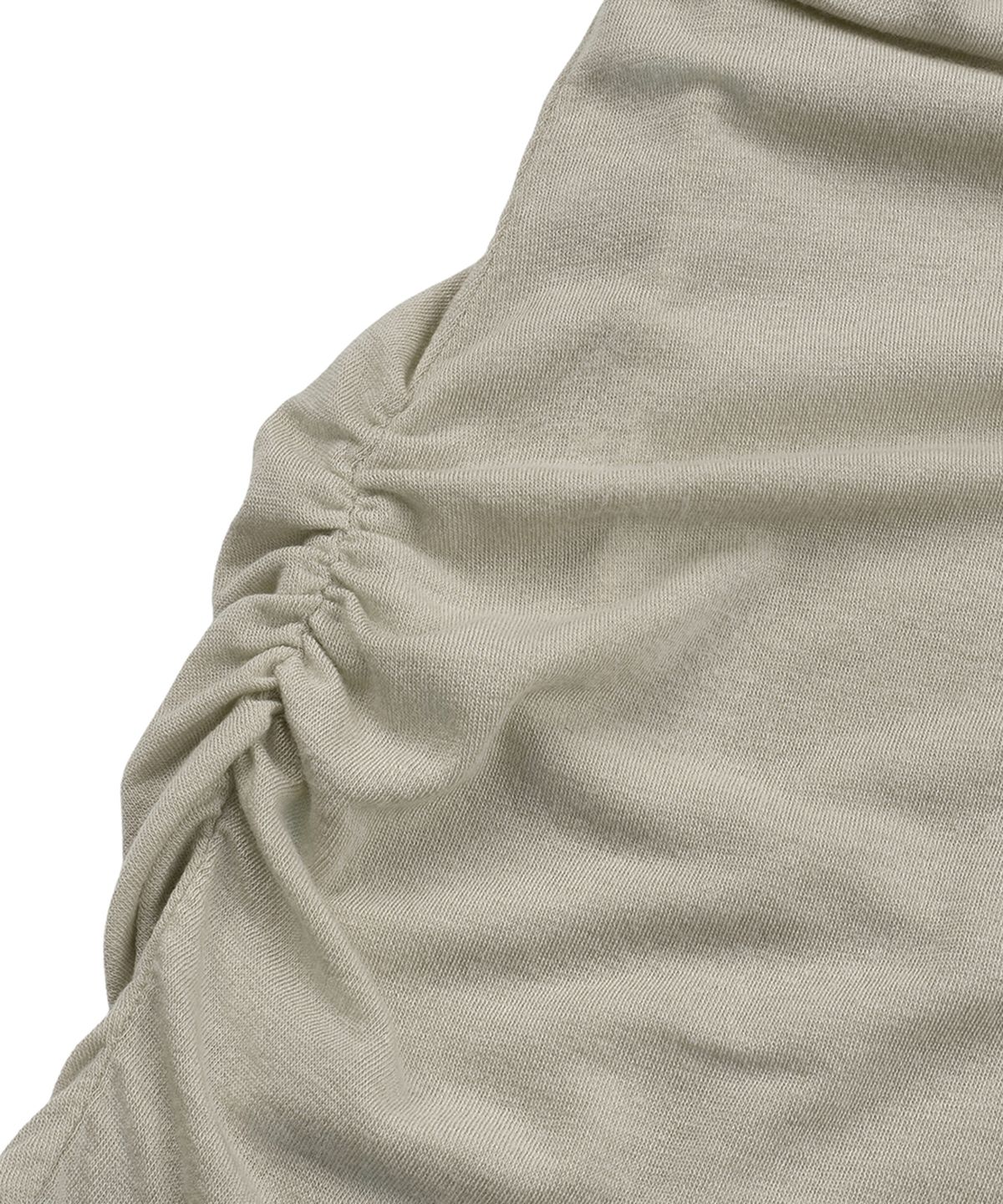 필세(PHILCE) Draped Halter Dress, Beige