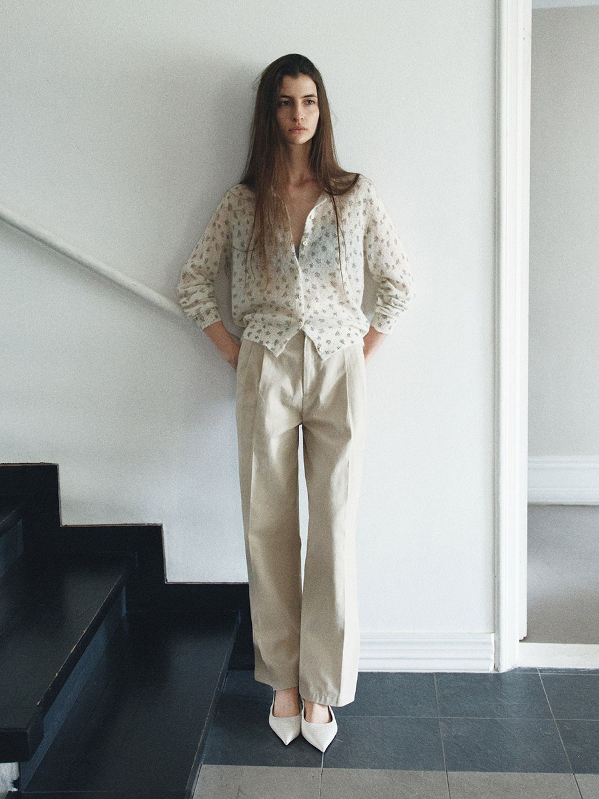 헌치(HUNCH) Two-Tuck Wide Slacks (2color)