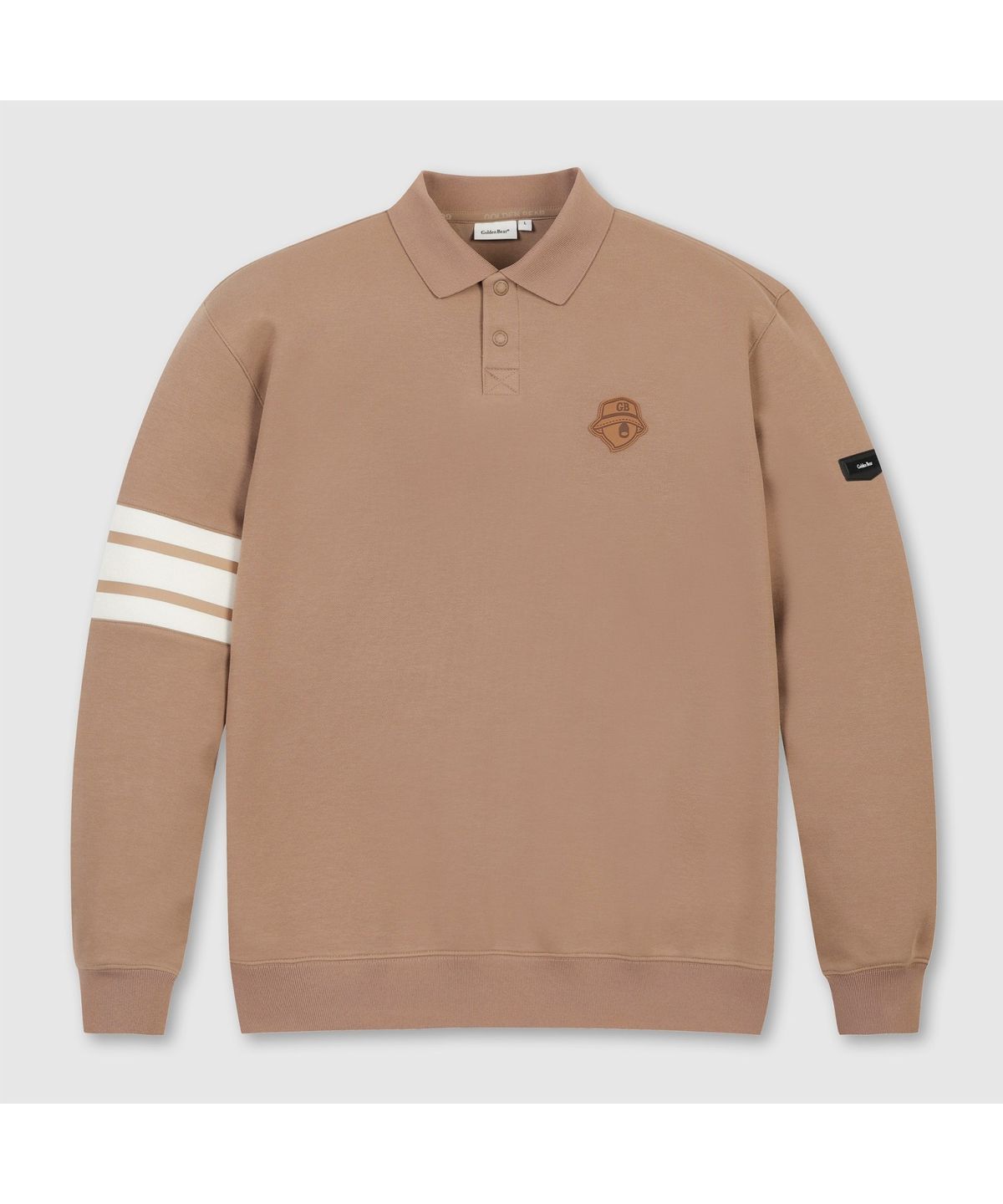 골든베어(GOLDEN BEAR) (남성) Border Line Sleeves Collar Sweatshirt G4TAW26201BEX