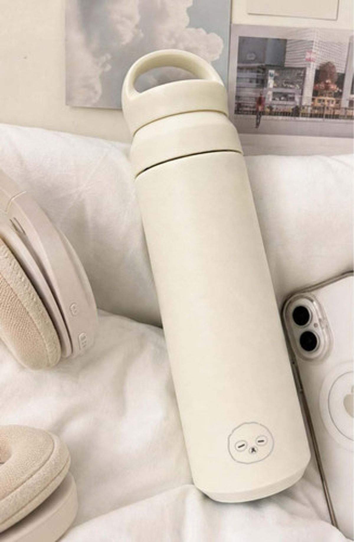 이레케이스앤굿즈(IRECASEGOODS) 팩 디자인 핸들텀블러 보온 보냉 500ml 휴대용