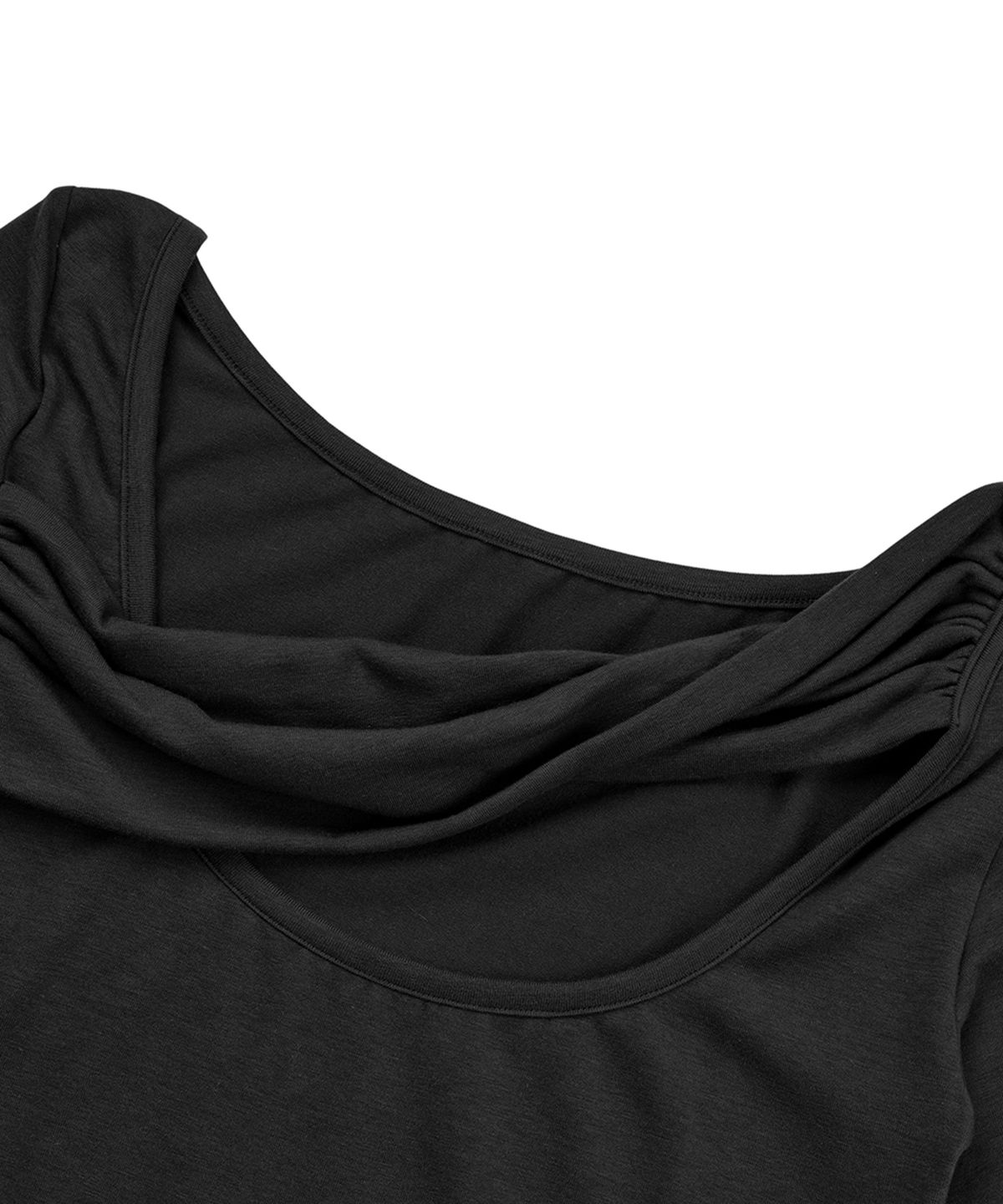 필세(PHILCE) Twist Open-Back long-sleeve, Black