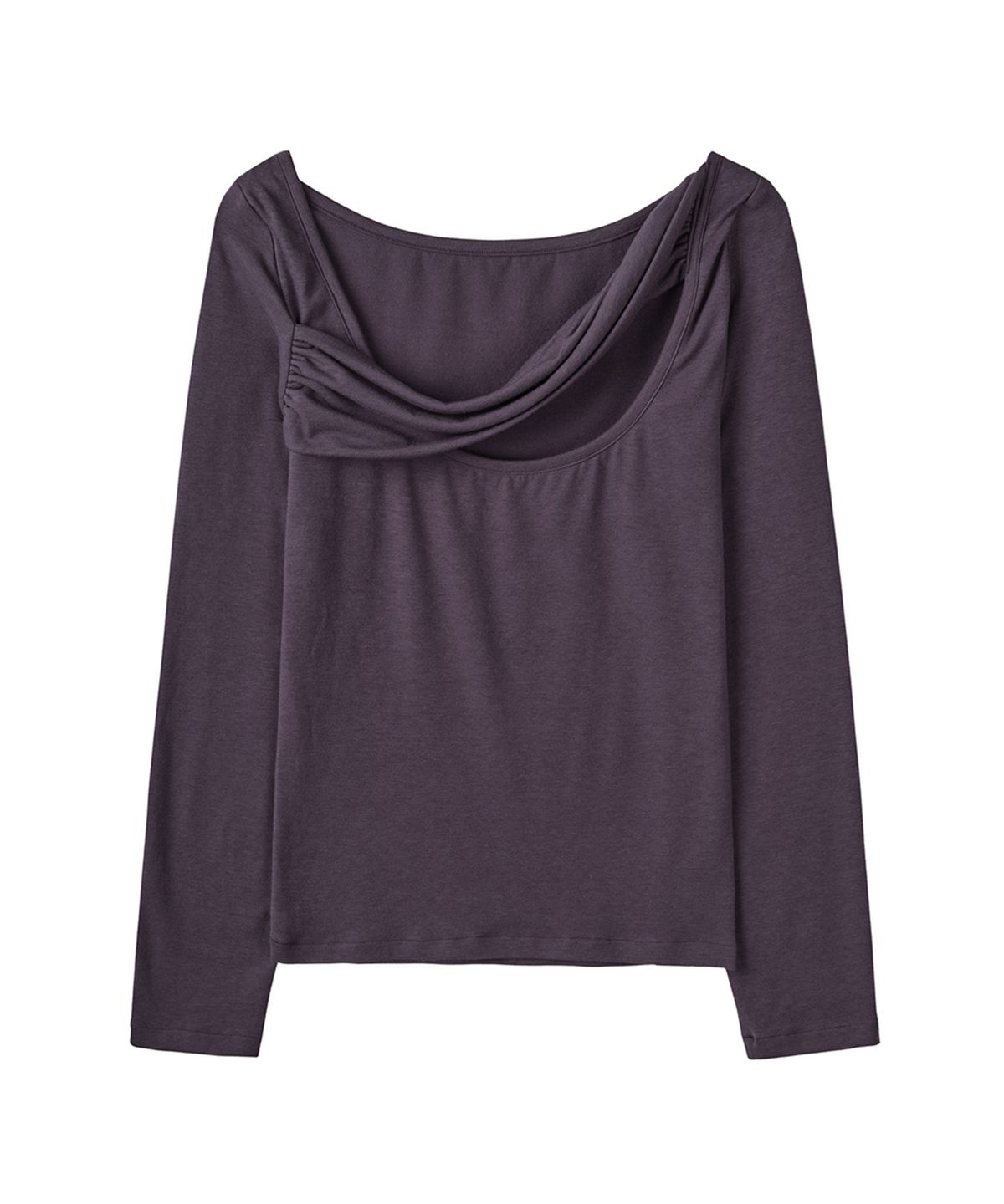 필세(PHILCE) Twist Open-Back long-sleeve, Purple
