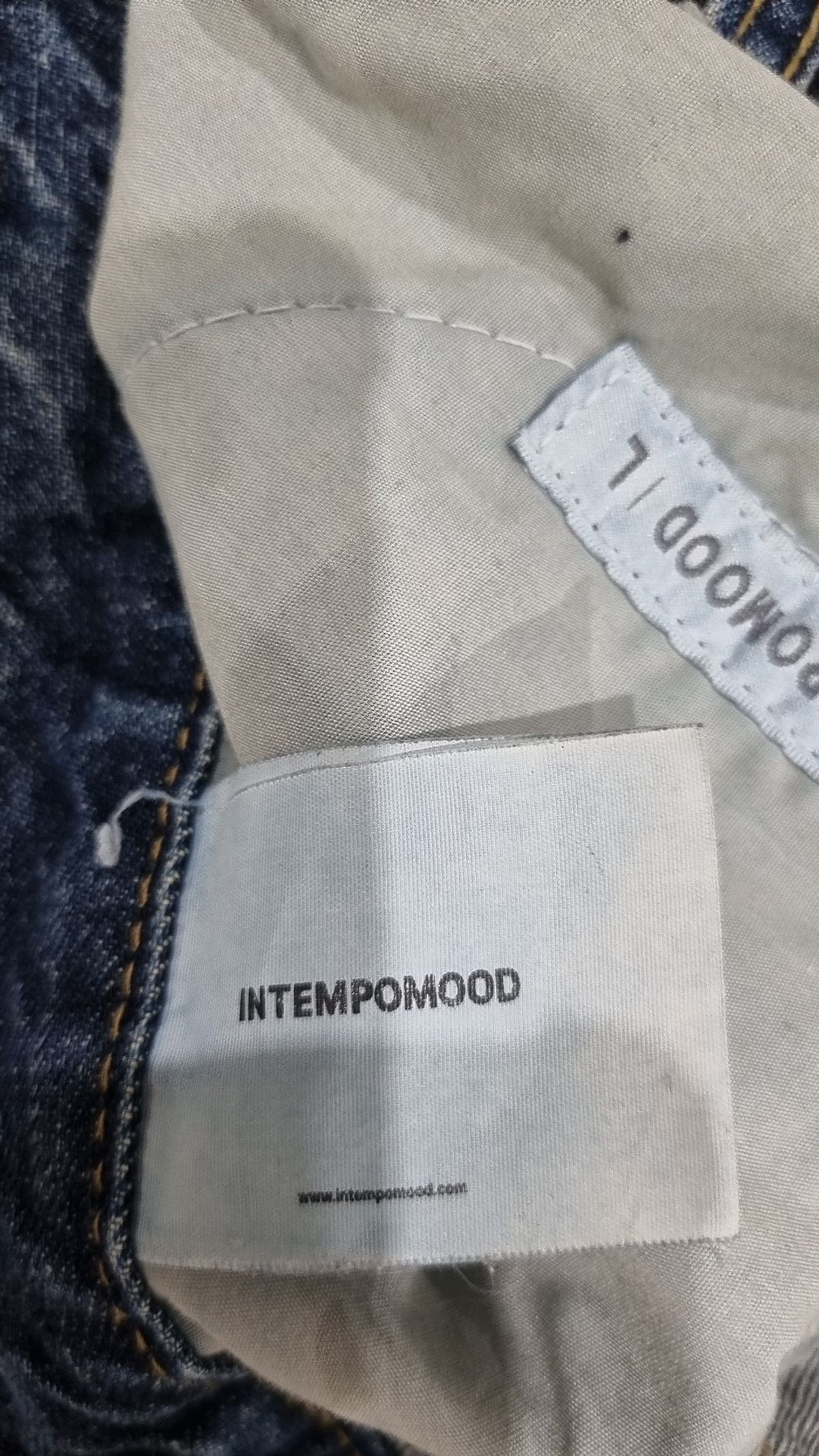 인템포무드(INTEMPOMOOD) 청/데님 팬츠 L