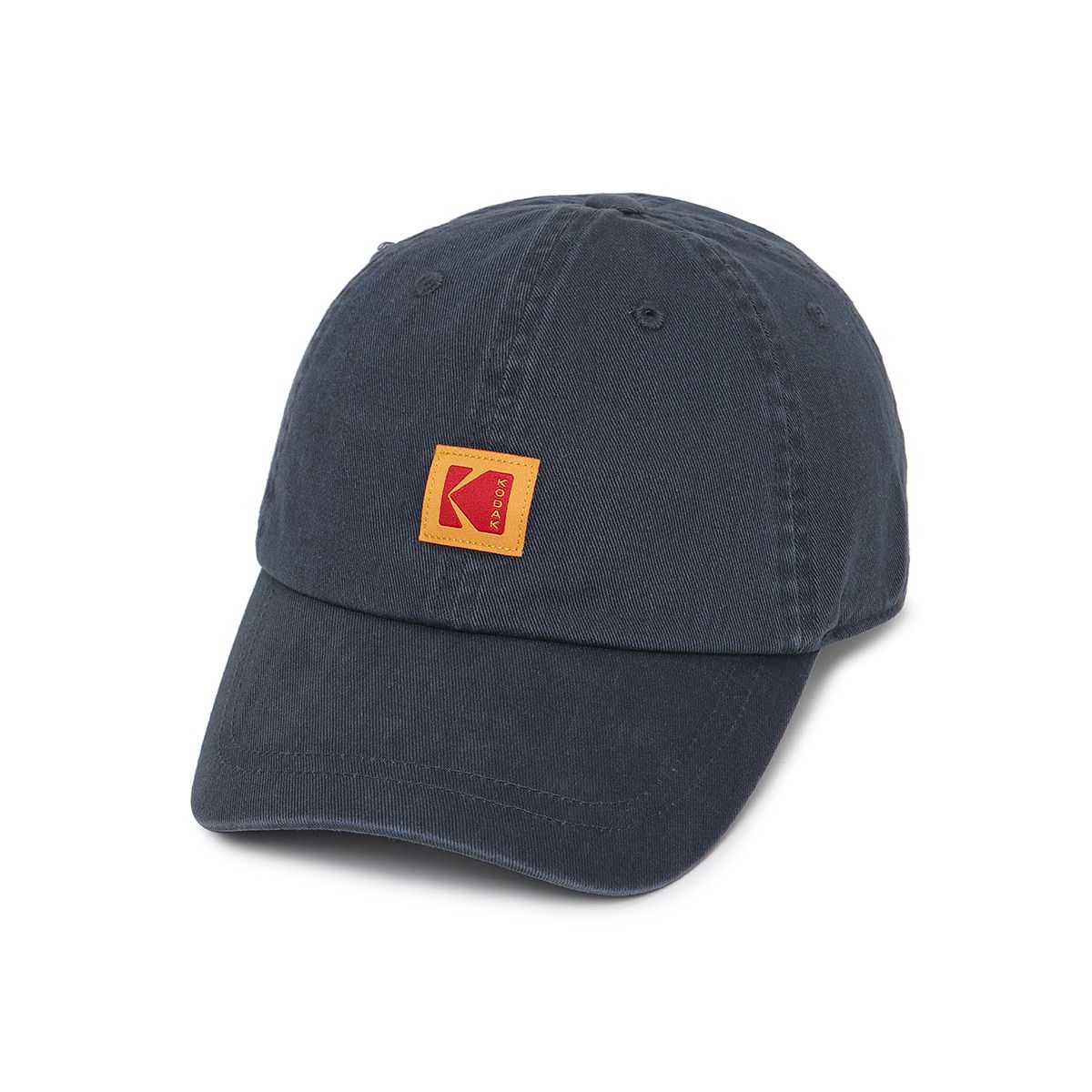 코닥(KODAK) 릴렉스핏 스퀘어로고 볼캡 NAVY