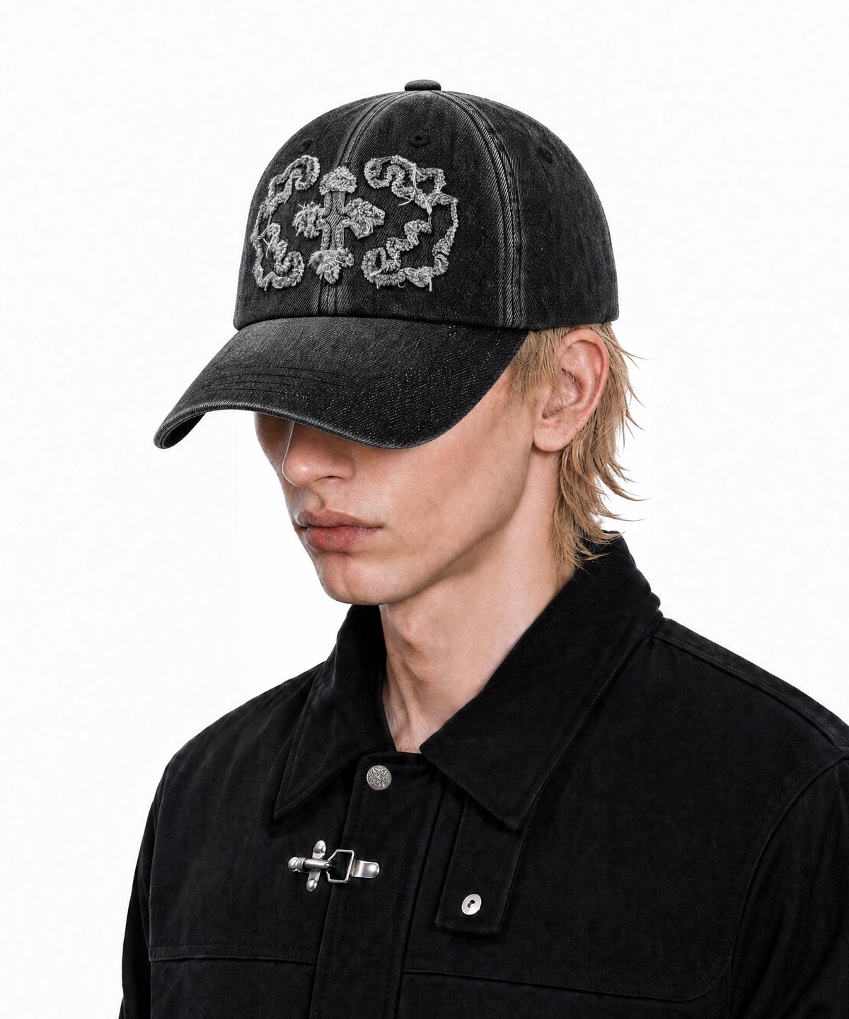 아이돈워너셀(IDWS) Stem Maxi Denim Cap Black
