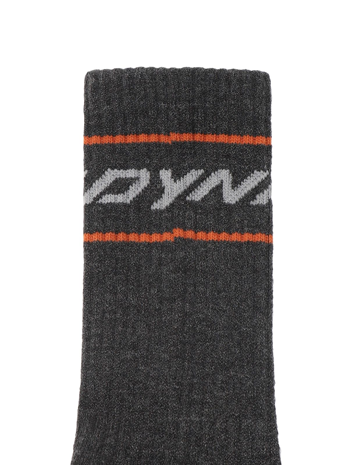 다이나핏(DYNAFIT) 윈터 빅레터링 크루삭스_CHARCOAL GREY YUW26S03CH