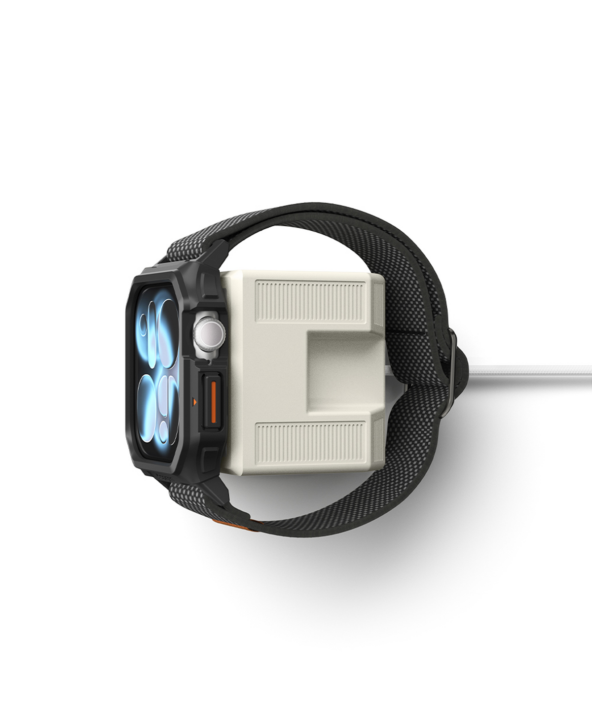 슈피겐(SPIGEN) 애플워치 울트라 11 10 9 8 7 SE3 SE2 SE 6 5 4 충전기 스탠드 거치대 클래식 LS