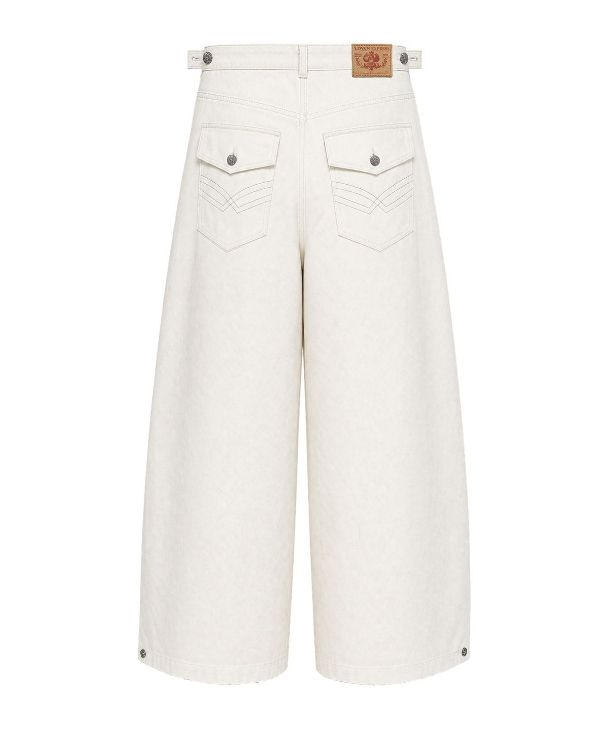 아이돈워너셀(IDWS) Twin Tuck Chino Balloon Pants White