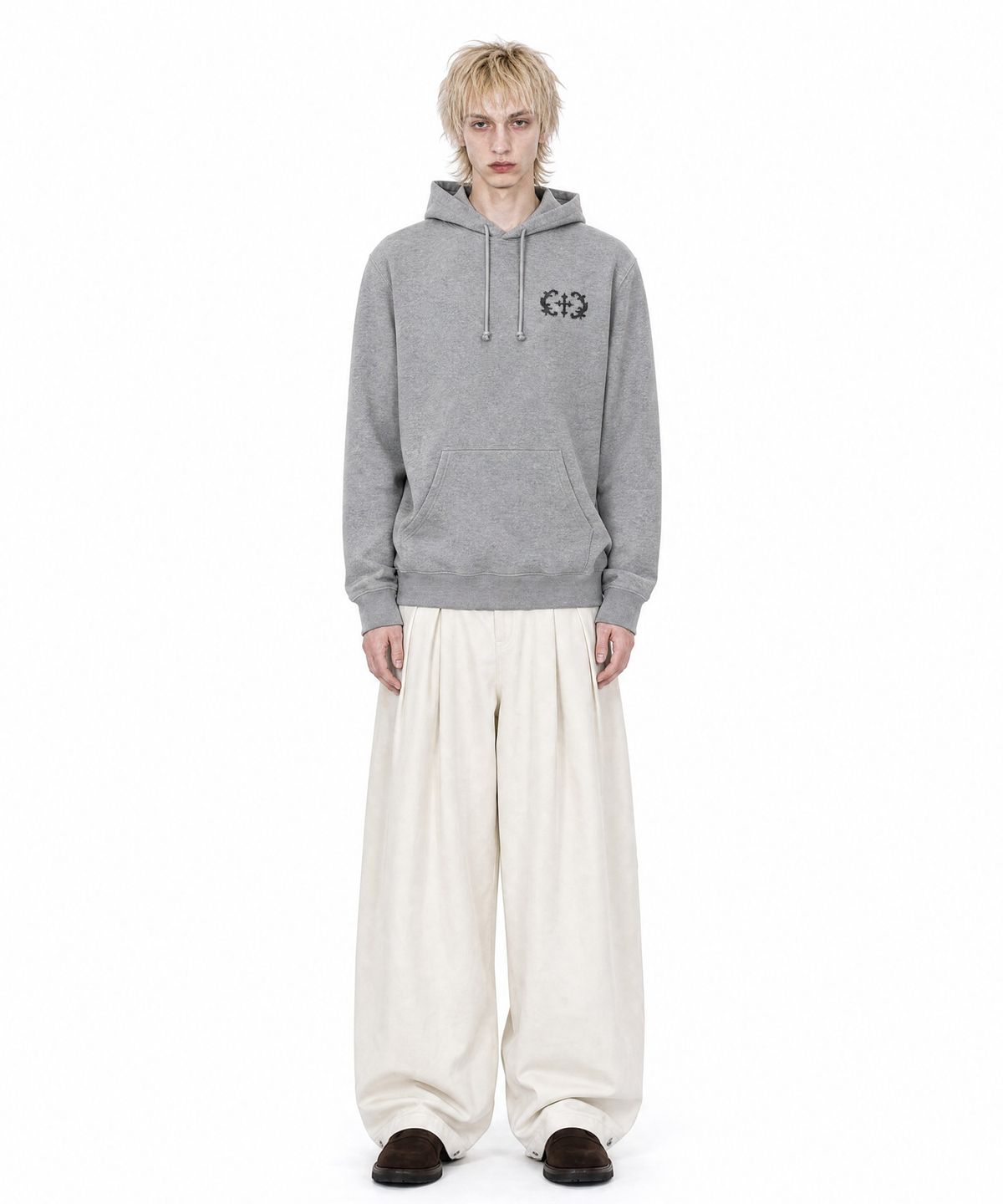 아이돈워너셀(IDWS) Twin Tuck Chino Balloon Pants White