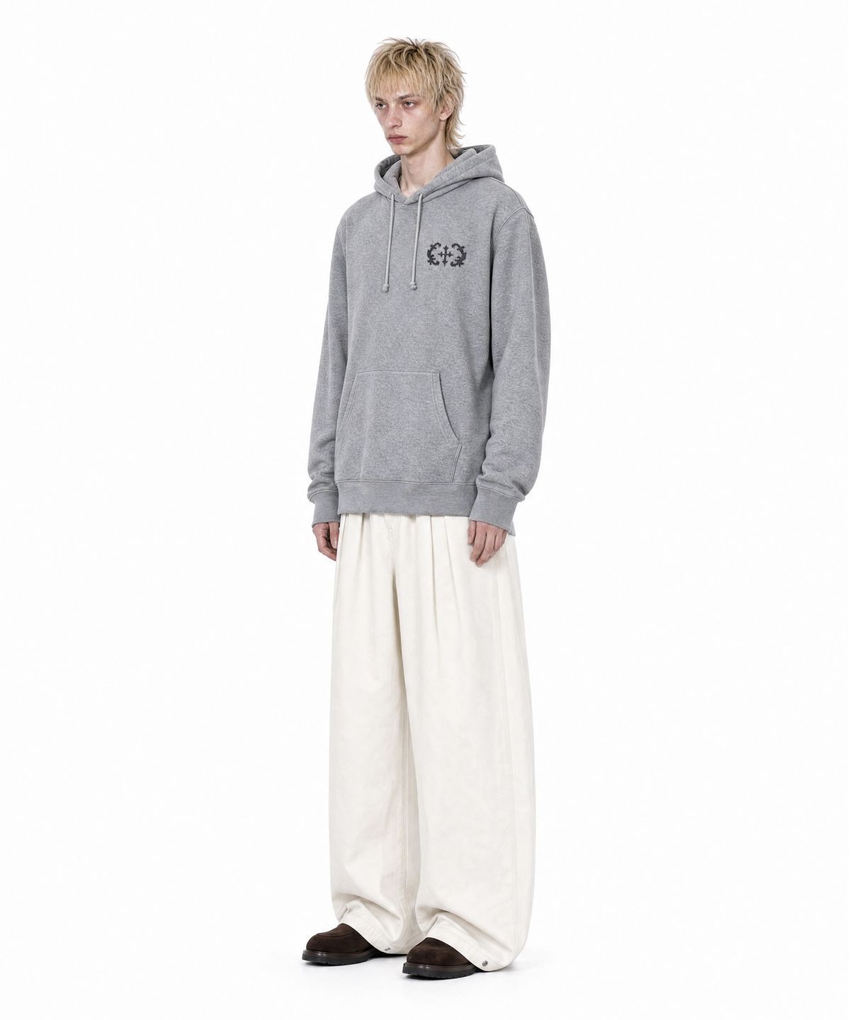 아이돈워너셀(IDWS) Twin Tuck Chino Balloon Pants White