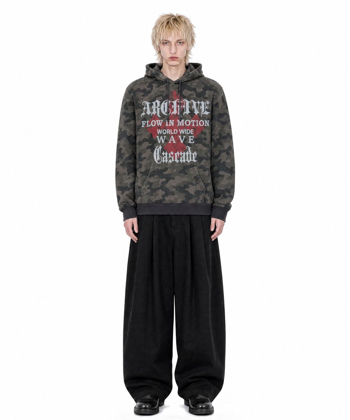 아이돈워너셀(IDWS) Twin Tuck Chino Balloon Pants Black