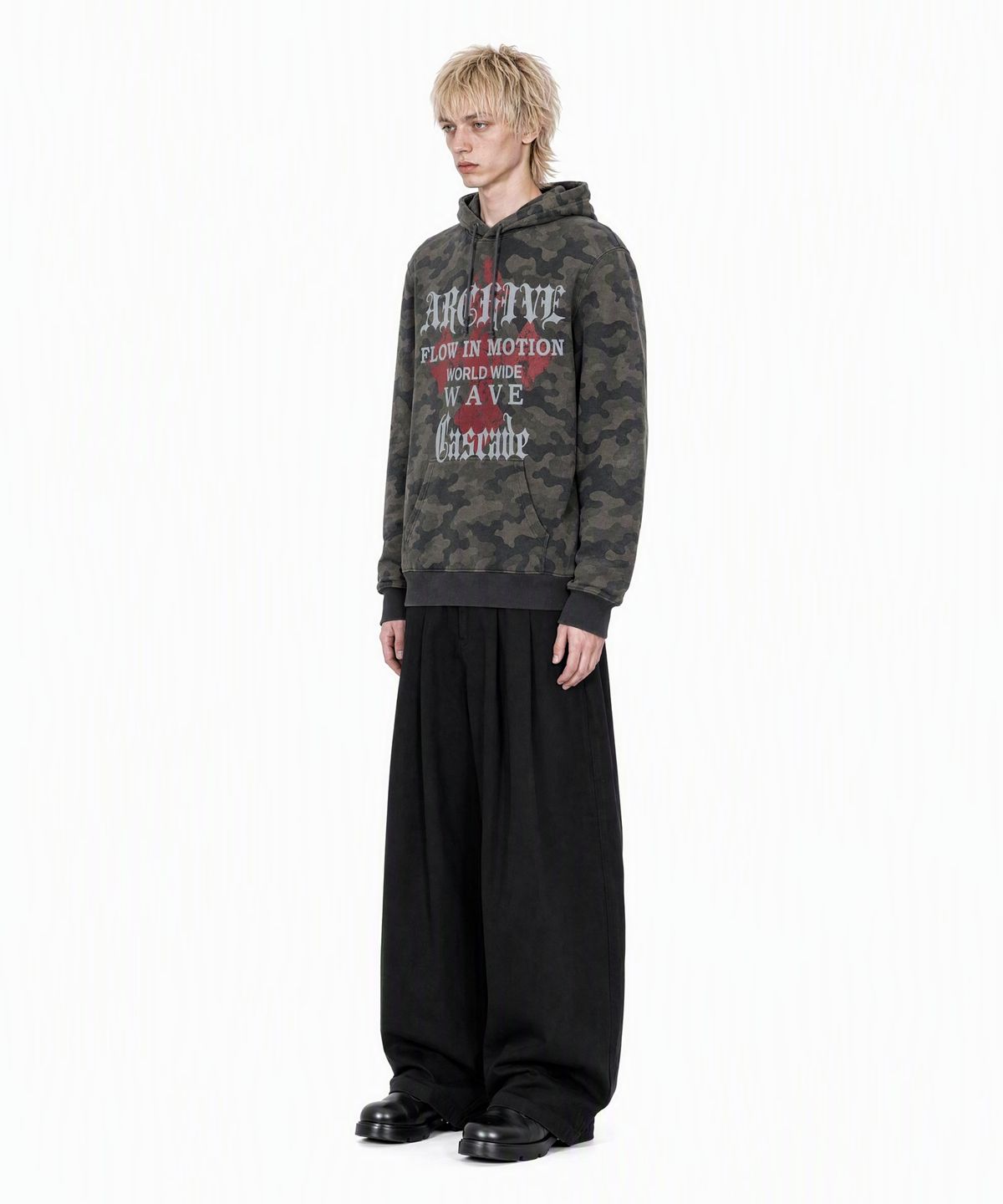 아이돈워너셀(IDWS) Twin Tuck Chino Balloon Pants Black