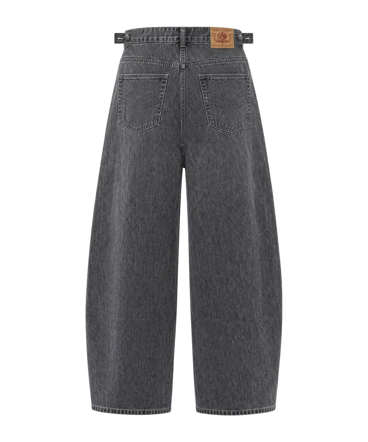 아이돈워너셀(IDWS) Crux Curved Denim Pants Gray