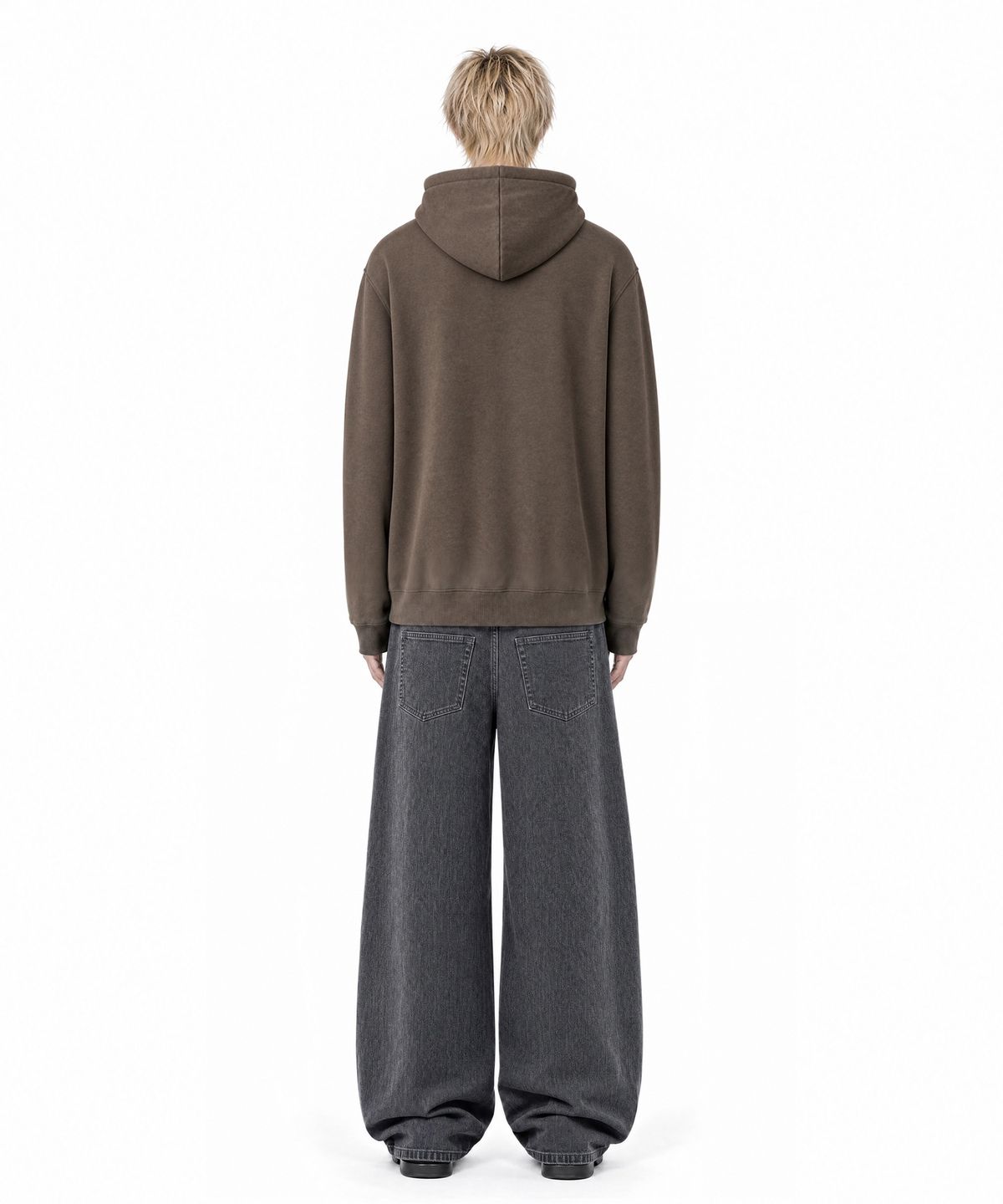 아이돈워너셀(IDWS) Crux Curved Denim Pants Gray
