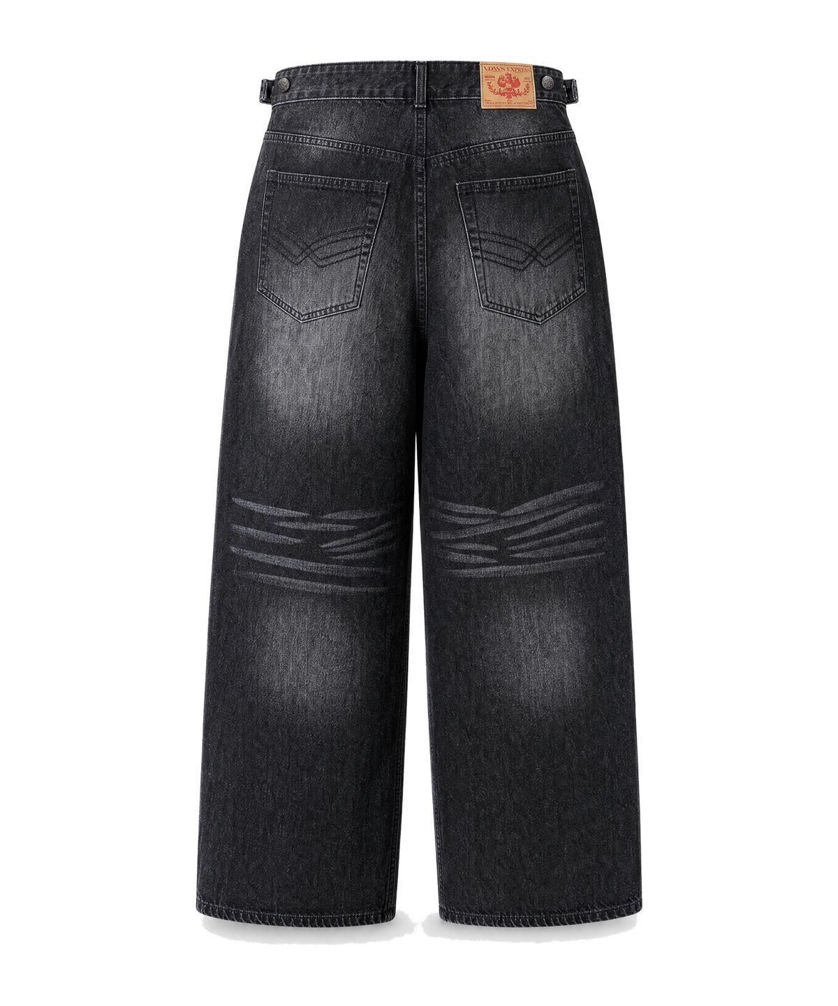 아이돈워너셀(IDWS) Hook Line Denim Pants Black