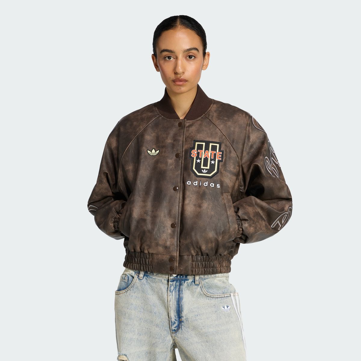 아디다스(ADIDAS) LEATHER JKT KF2307