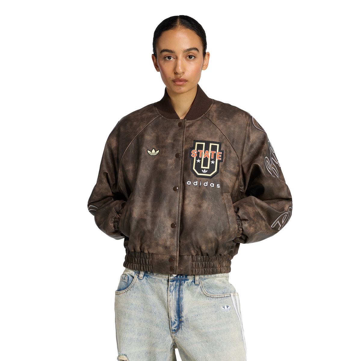 아디다스(ADIDAS) LEATHER JKT KF2307
