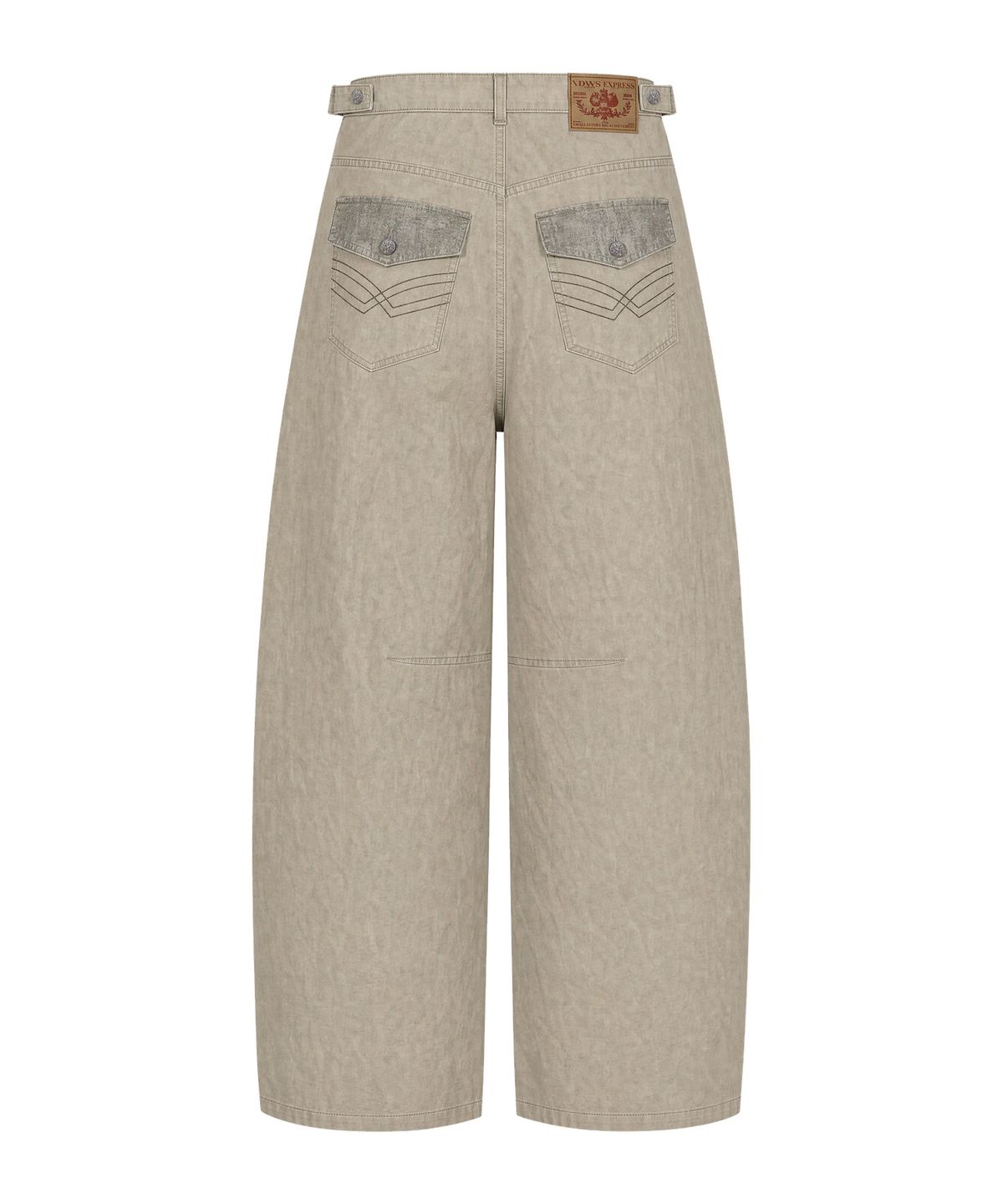 아이돈워너셀(IDWS) Origami Curved Pants Beige