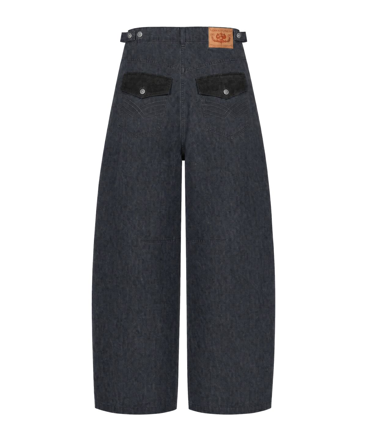 아이돈워너셀(IDWS) Origami Curved Pants Black