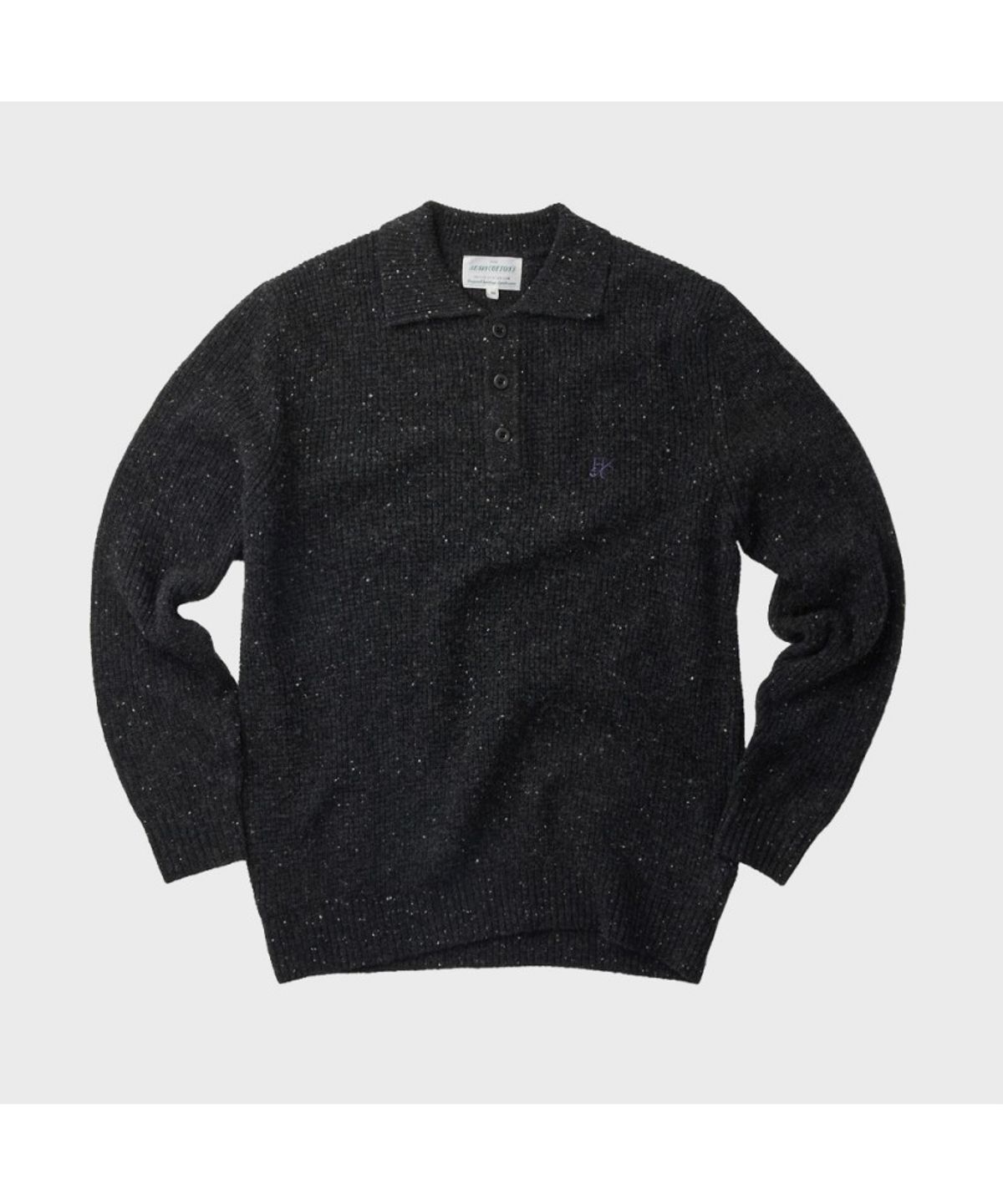 헨리코튼(HENRY COTTONS) [British Sporting Club] 와플 폴로 니트 ABWAW26711CHR
