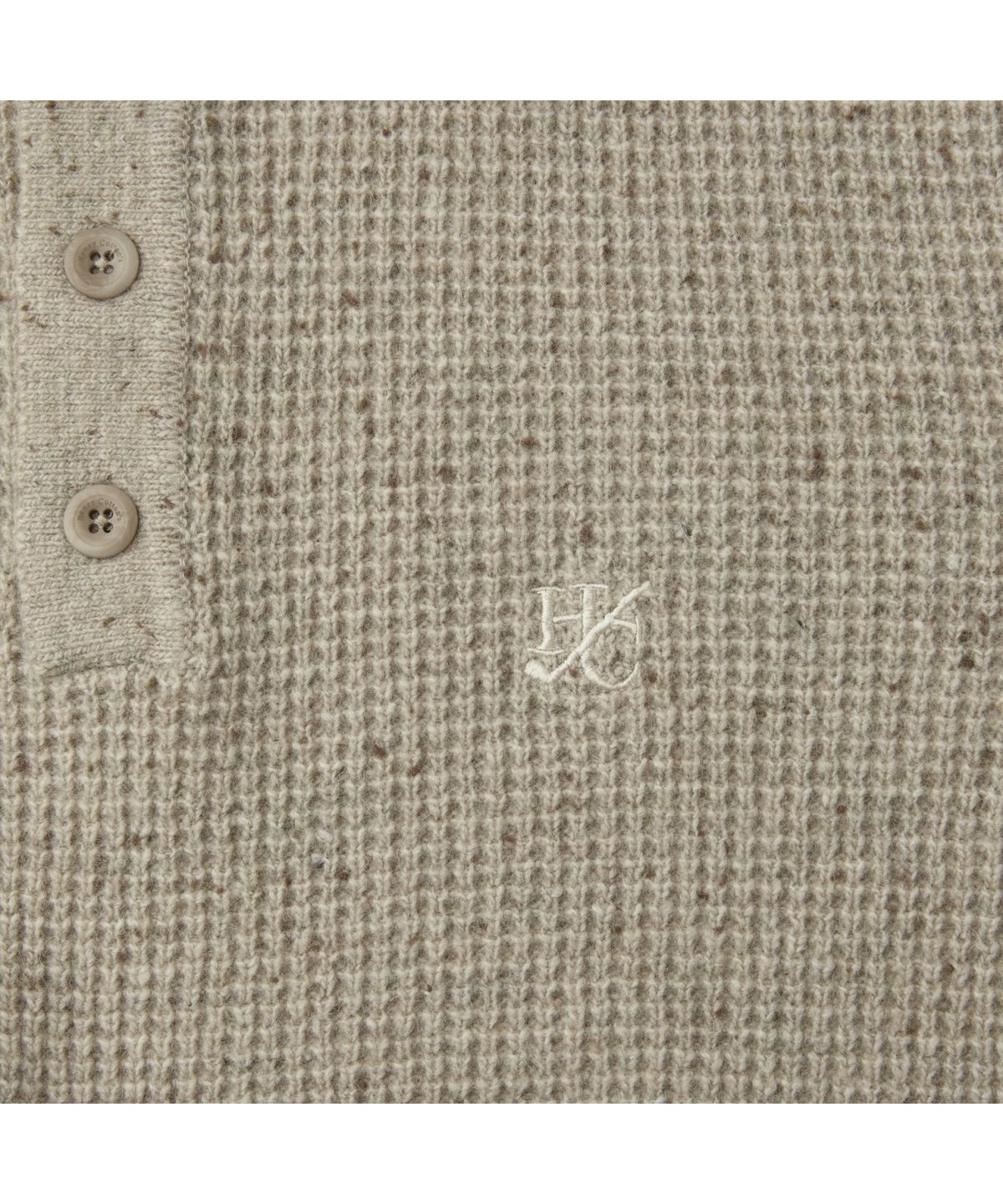 헨리코튼(HENRY COTTONS) [British Sporting Club] 와플 폴로 니트 ABWAW26711BEL