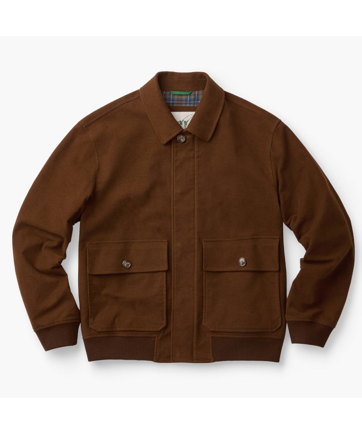 헨리코튼(HENRY COTTONS) 몰스킨 A2 블루종  AHUAA26401BRX