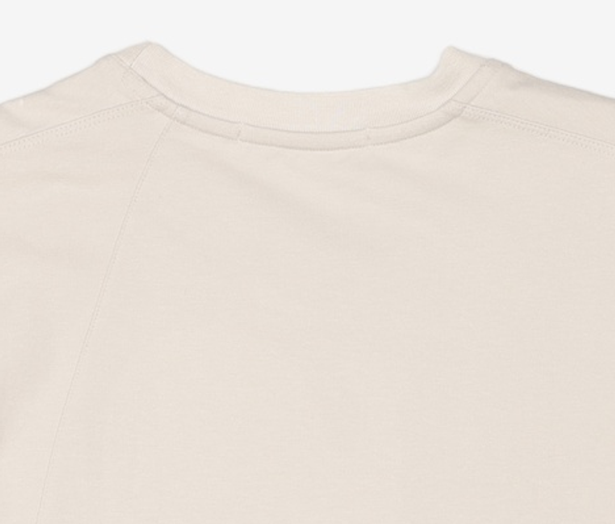 넌블랭크(NONBLANK) 라운드 컷 하프 슬리브 티셔츠_LIGHT BONE XL