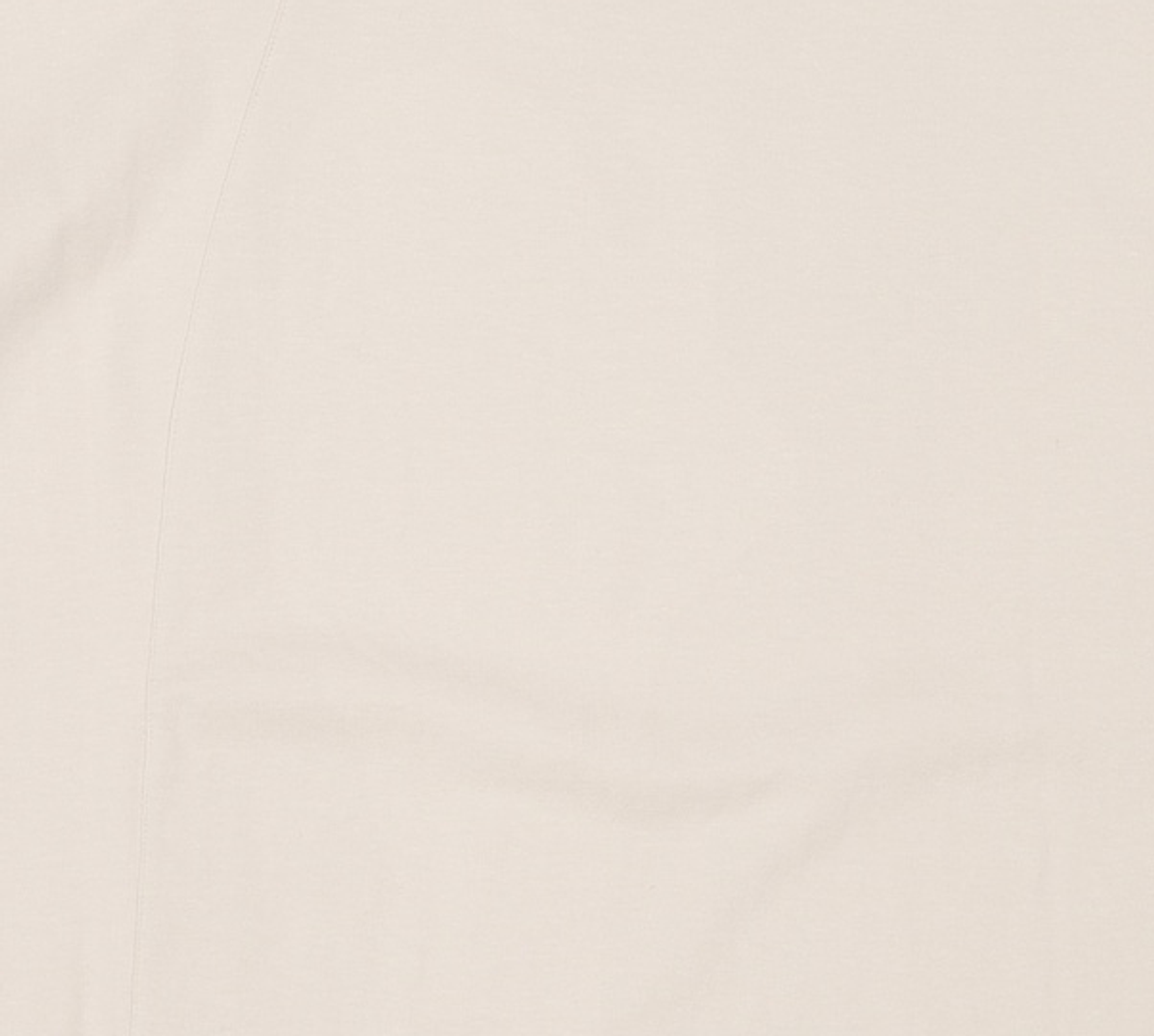 넌블랭크(NONBLANK) 라운드 컷 하프 슬리브 티셔츠_LIGHT BONE XL
