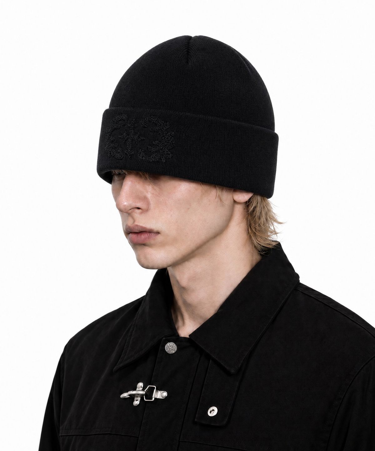 아이돈워너셀(IDWS) Stem Maxi Beanie Black
