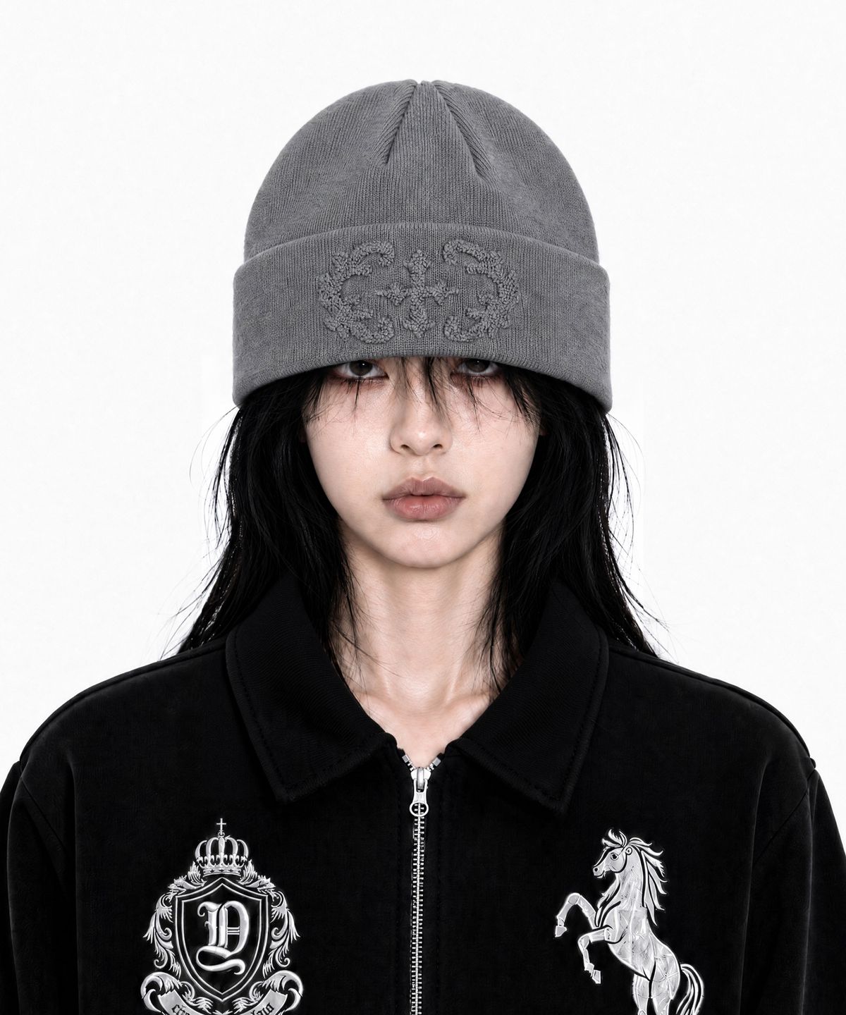 아이돈워너셀(IDWS) Stem Maxi Beanie Gray
