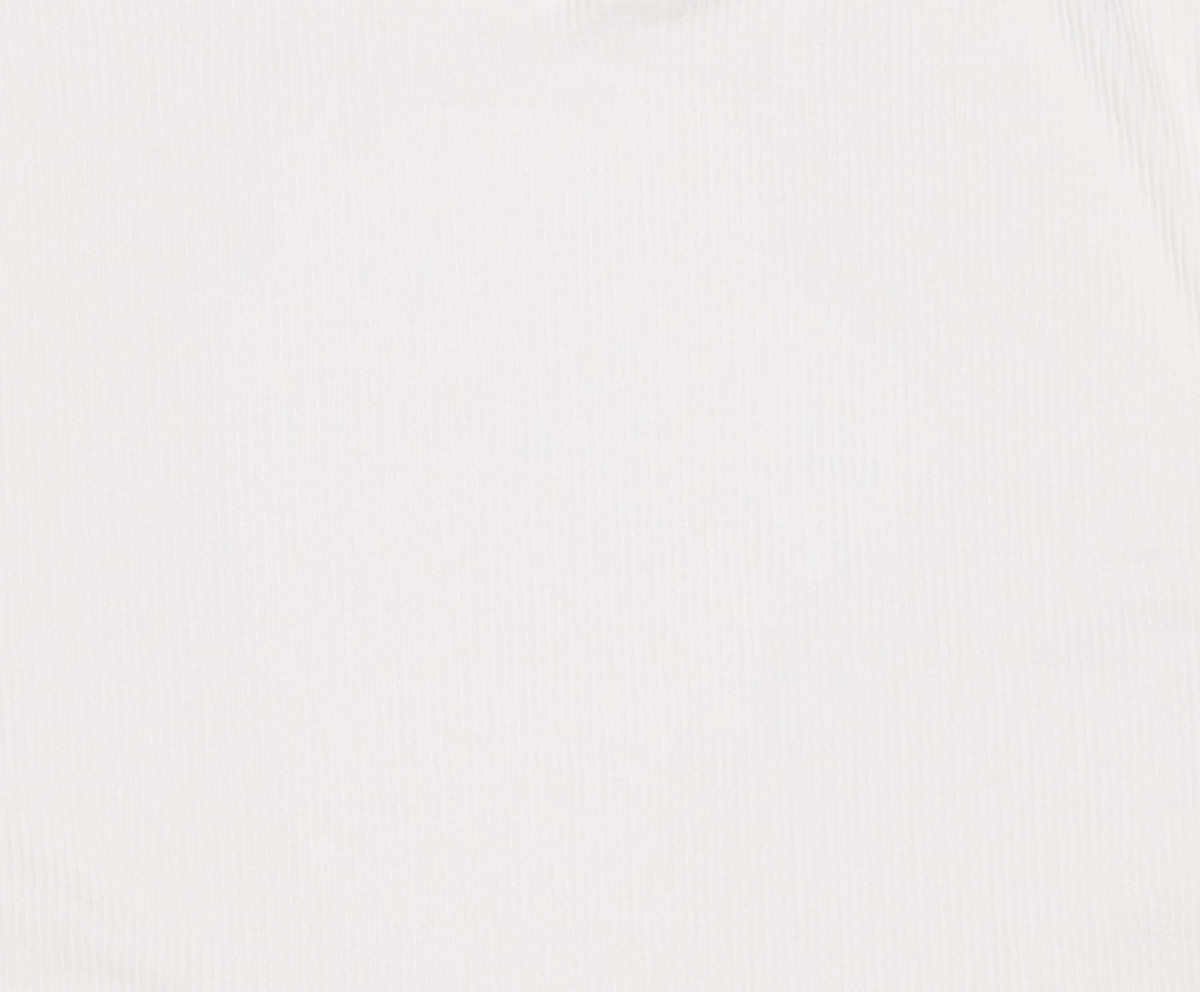 노매뉴얼(NOMANUAL) EMBLEM DAMAGED KNIT LONG SLEEVE TEE - WHITE 100