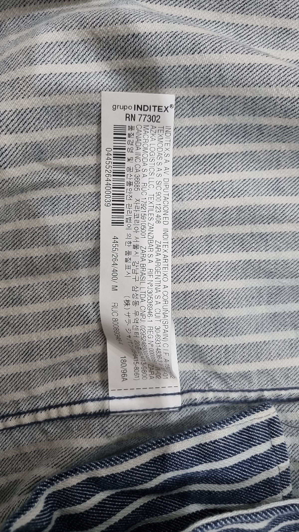 자라(ZARA) 캐주얼 셔츠 3XL