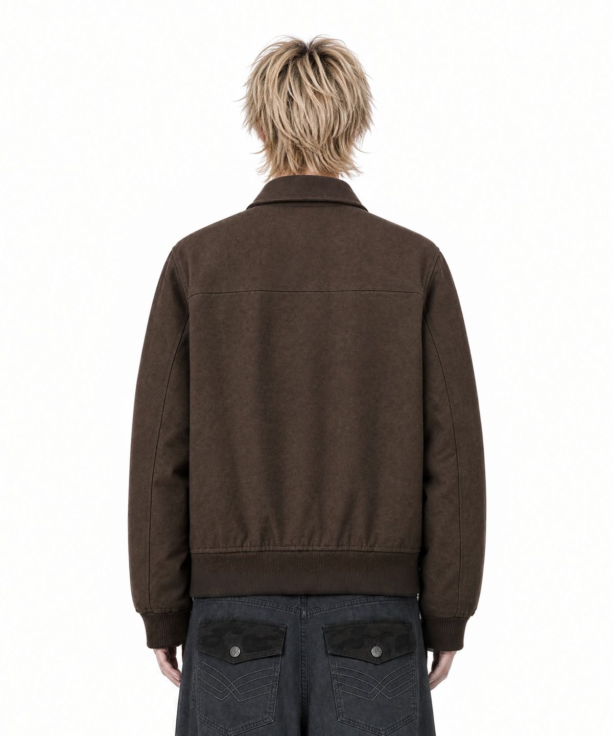 아이돈워너셀(IDWS) Util Hook Buckle Jumper Brown