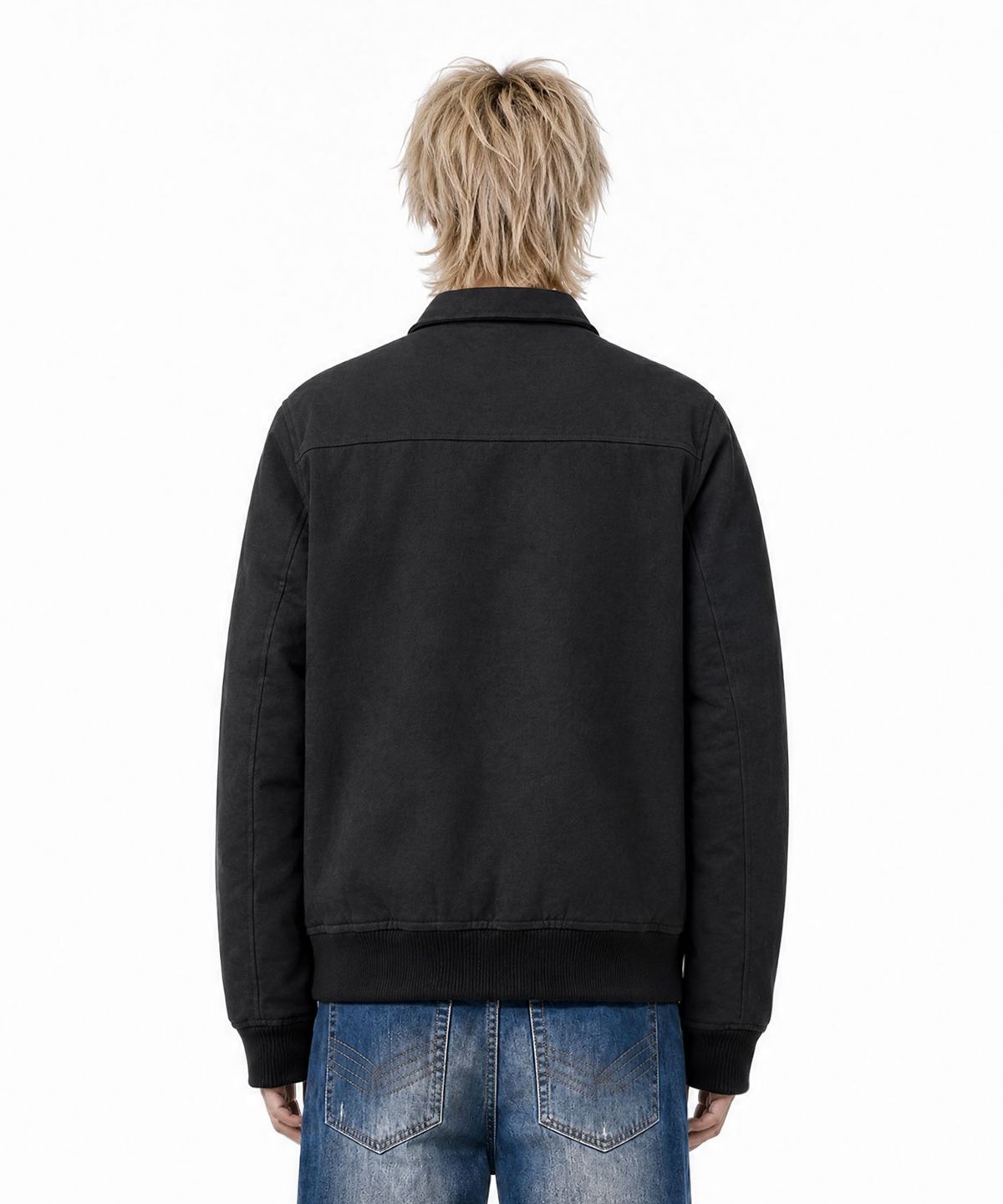 아이돈워너셀(IDWS) Util Hook Buckle Jumper Black