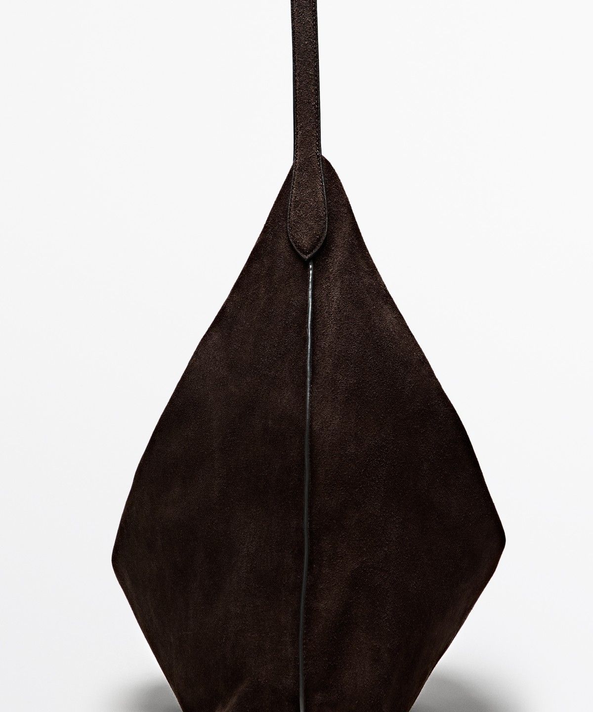 마시모두띠(MASSIMO DUTTI) 스플릿 스웨이드 맥시 숄더백