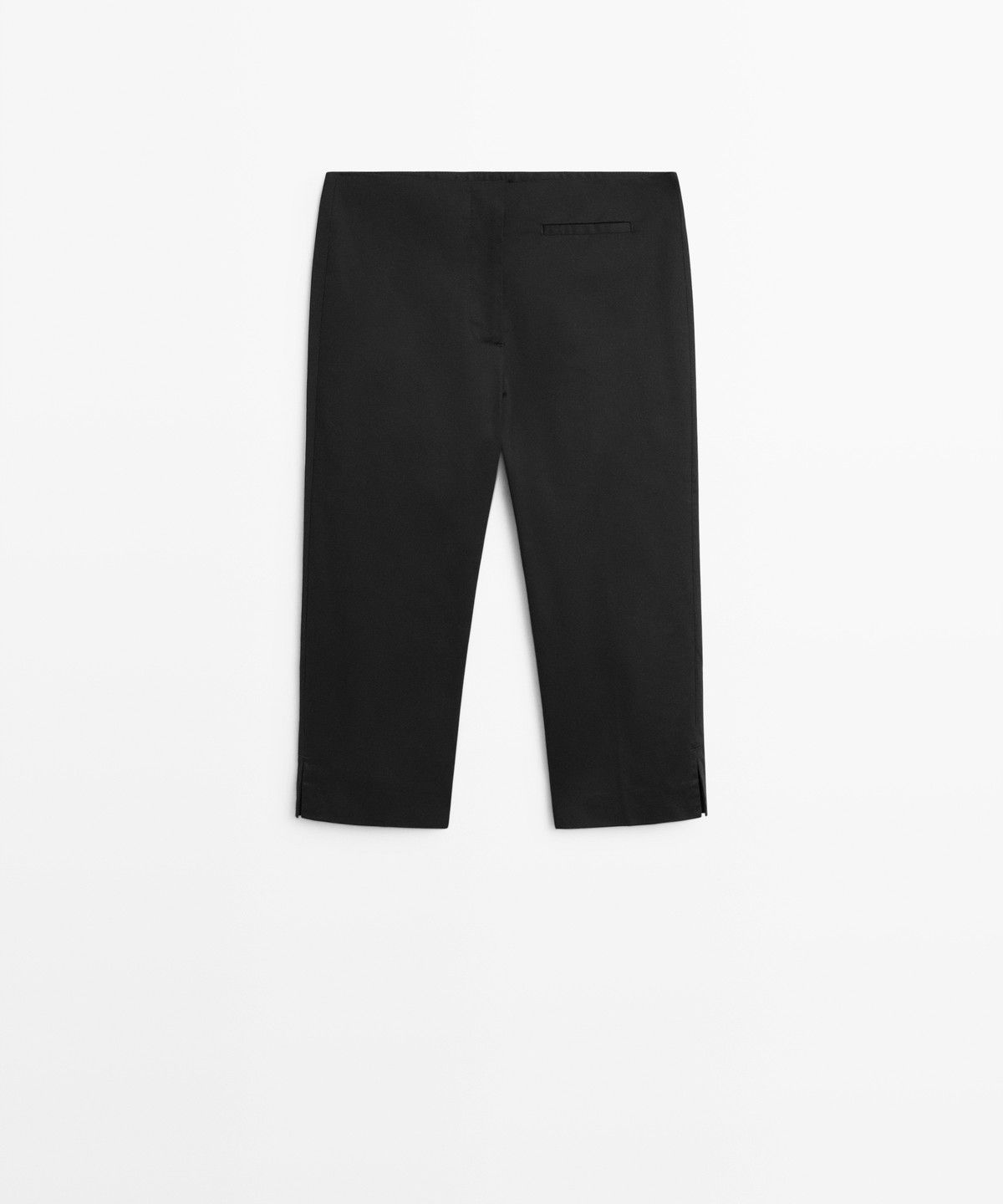 마시모두띠(MASSIMO DUTTI) 코튼 블렌드 카프리 팬츠