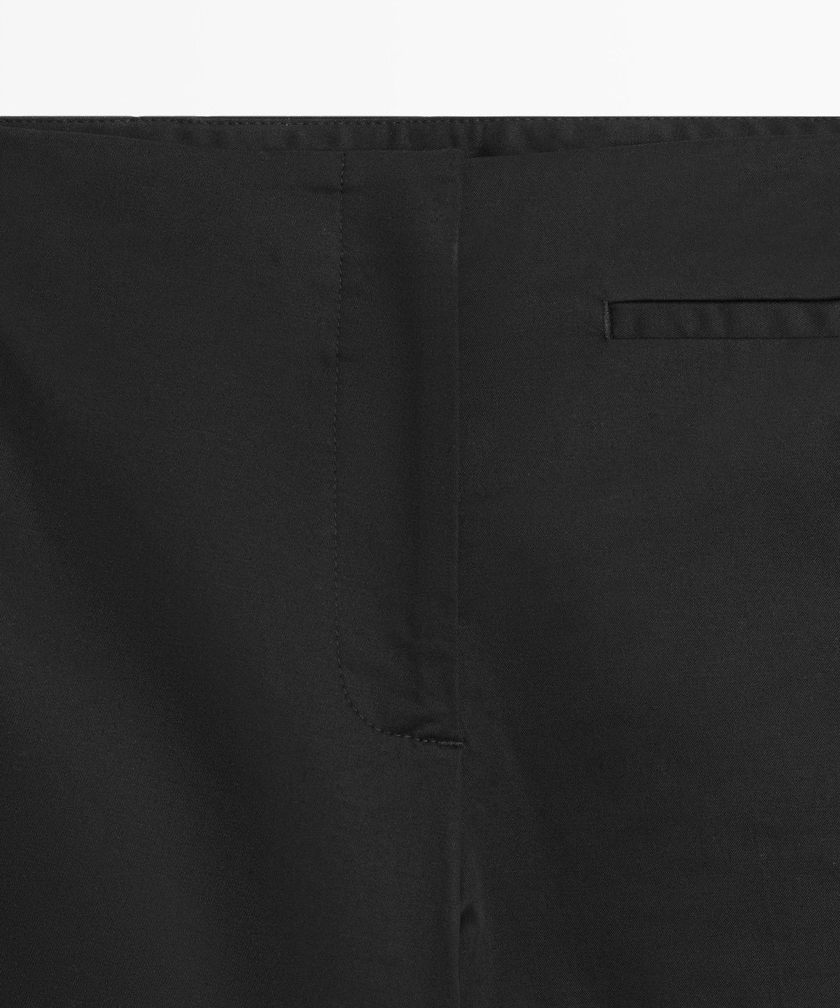 마시모두띠(MASSIMO DUTTI) 코튼 블렌드 카프리 팬츠