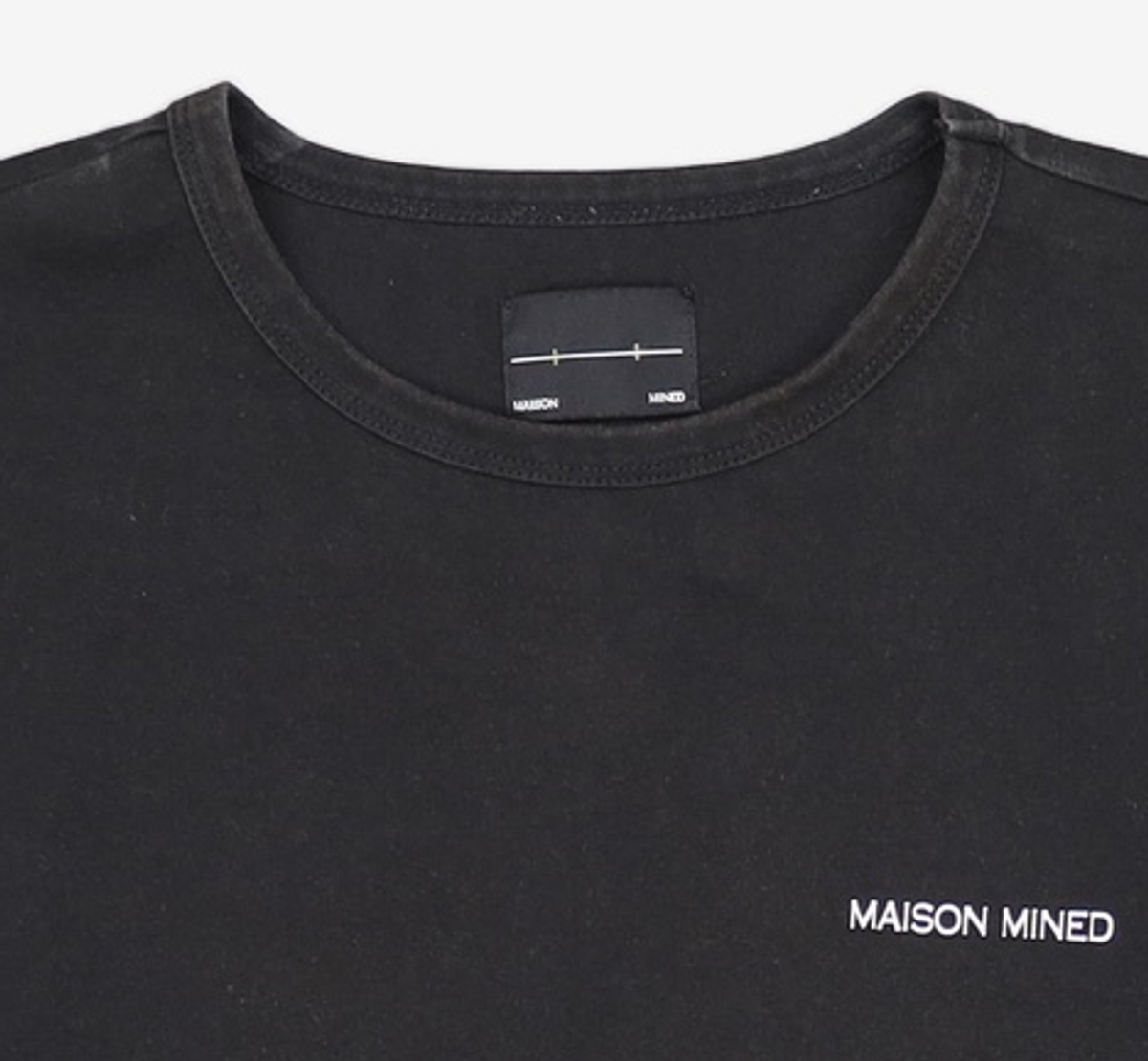 메종미네드(MAISON MINED) [2PACK] SMALL LOGO HALF SLEEVE L