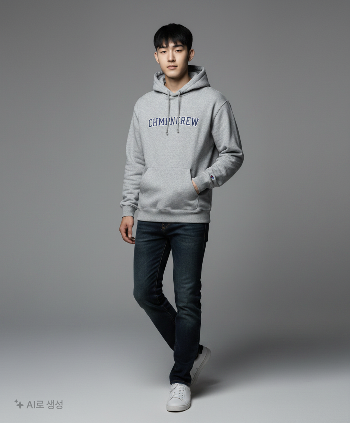 스파오(SPAO) 후드 티셔츠 100