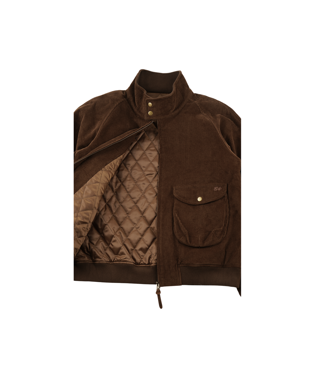 이알티알(ERTR) Frontier Corduroy Harrington Jacket Brown