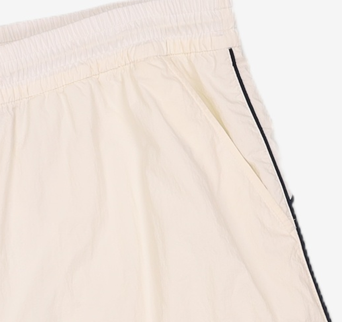 엠엘비(MLB) 바시티 스포티브 파이핑 5부 반바지 NY (Ivory) XL
