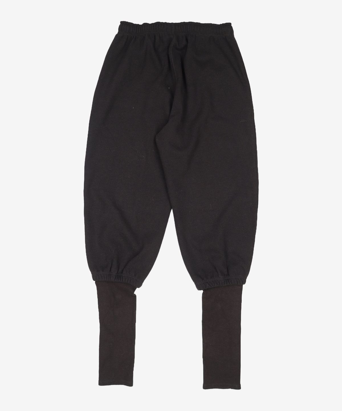 김미더영(GIMMETHEYOUNG) G_LAYERED TOE KNIT PANTS / BLACK ONE