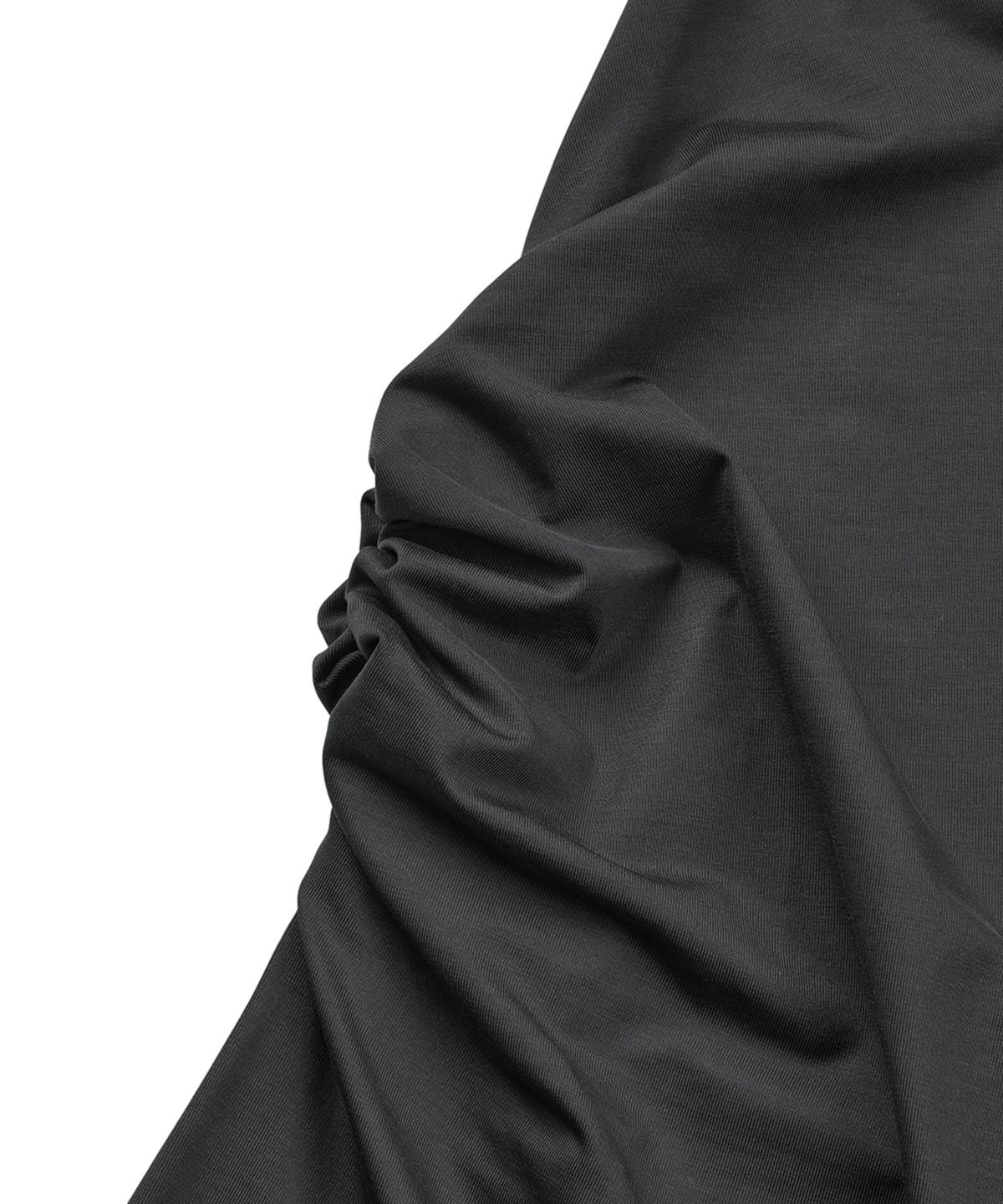 필세(PHILCE) Fluid Scarf Mini Dress, Charcoal